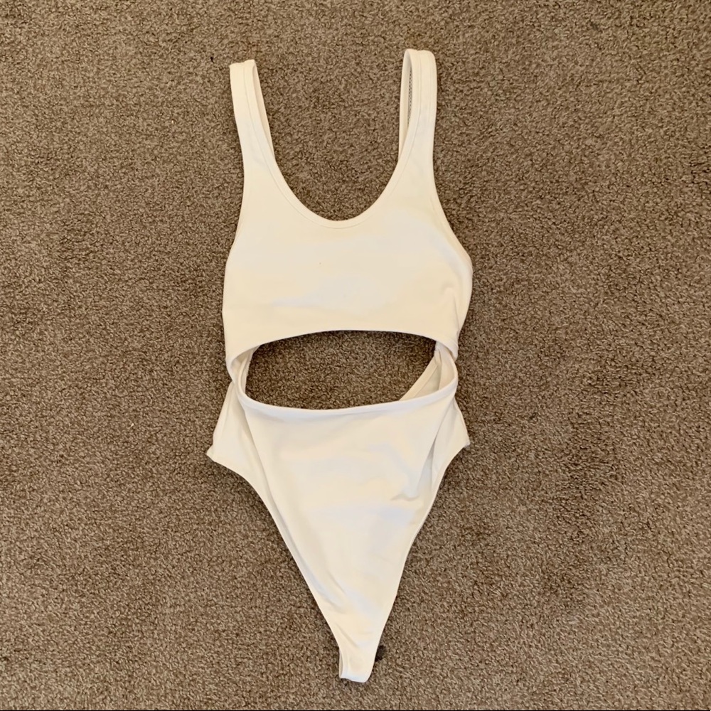 white bodysuit
